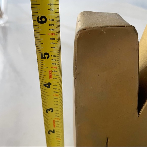 Gold Metal M Homer Decor Piece - Picture 6 of 8